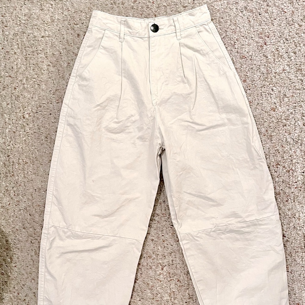 Zara boyfriend khaki pants